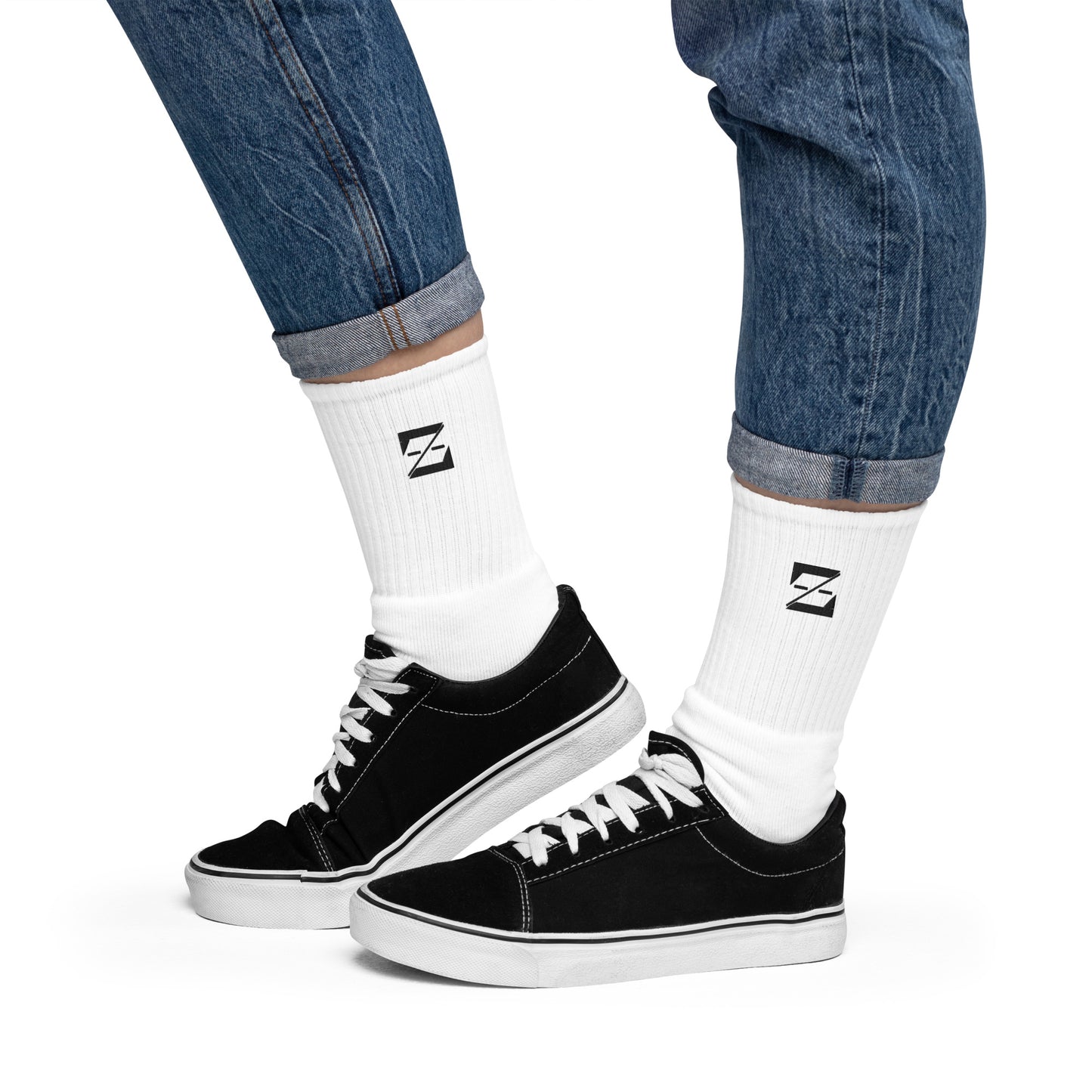 Zayndeellani Embroidered Zayndeellani Socks (Double Sided) - Zayndeellani