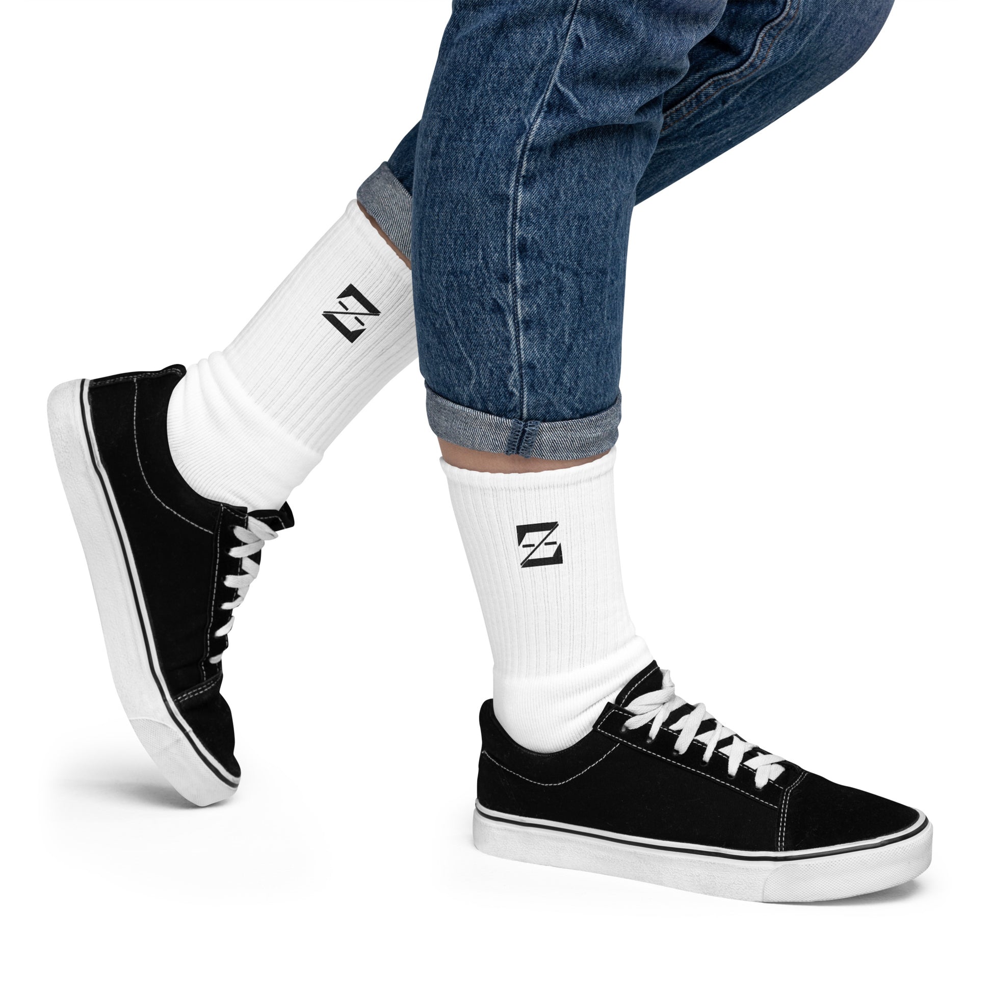 Zayndeellani Embroidered Zayndeellani Socks (Double Sided) - Zayndeellani