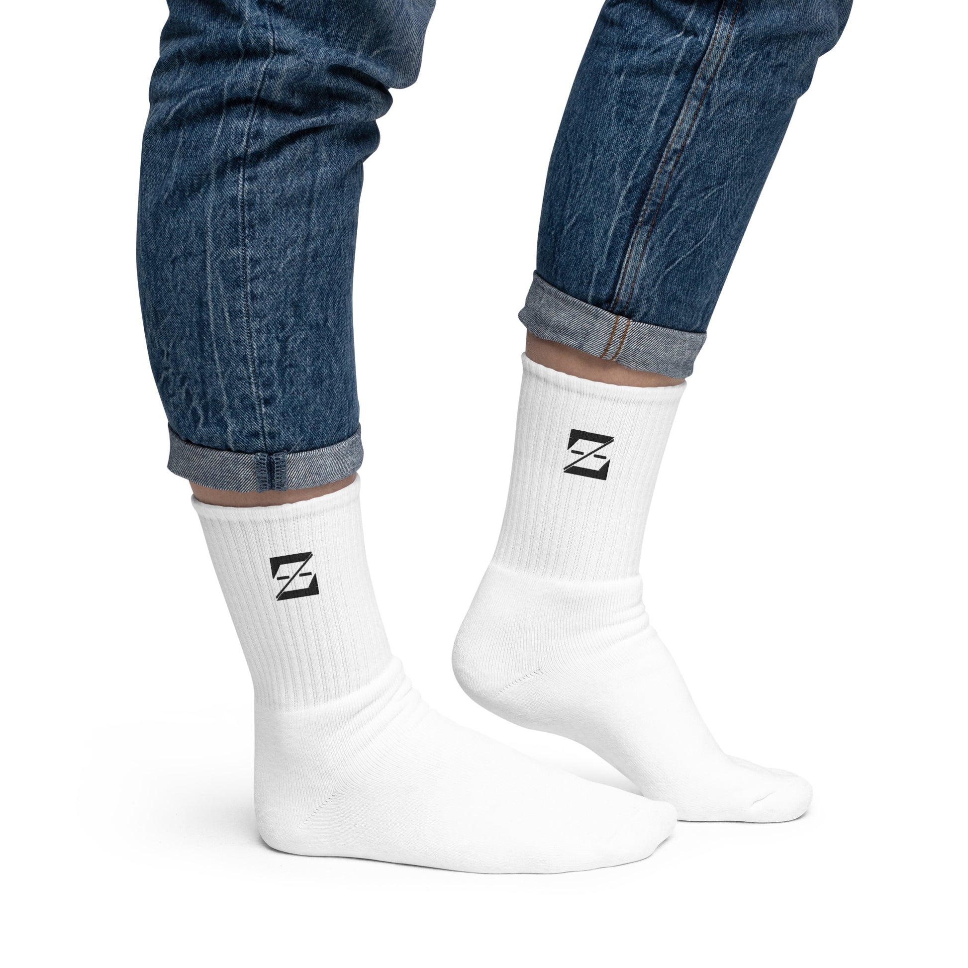 Zayndeellani Embroidered Zayndeellani Socks (Double Sided) - Zayndeellani