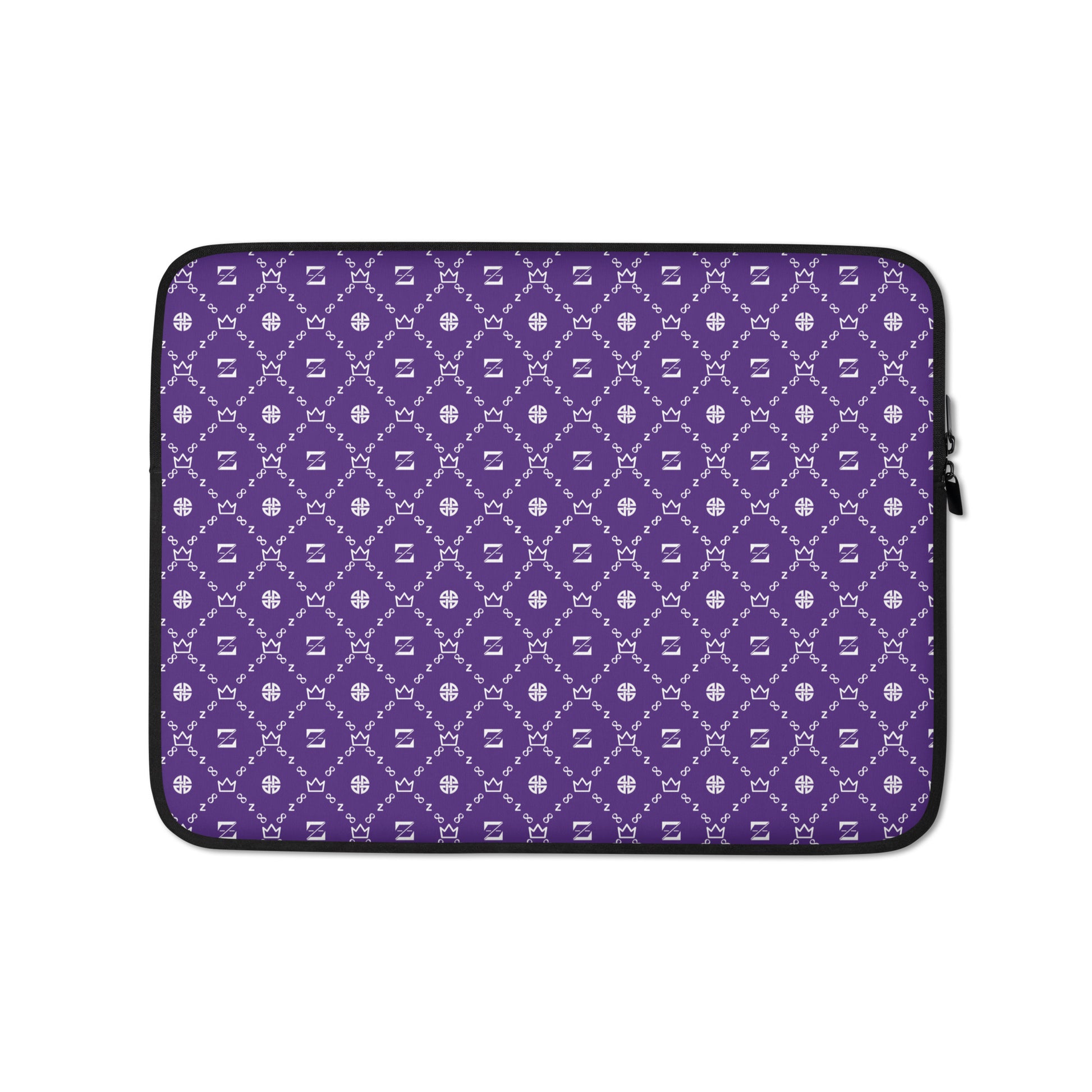 Zayndeellani Purple Monogram Laptop Sleeve - Zayndeellani