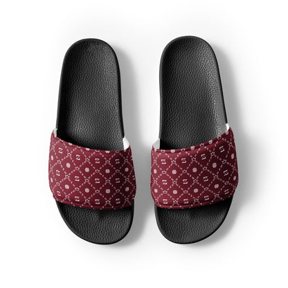 Zayndeellani Monogram Slides Red Men's - Zayndeellani