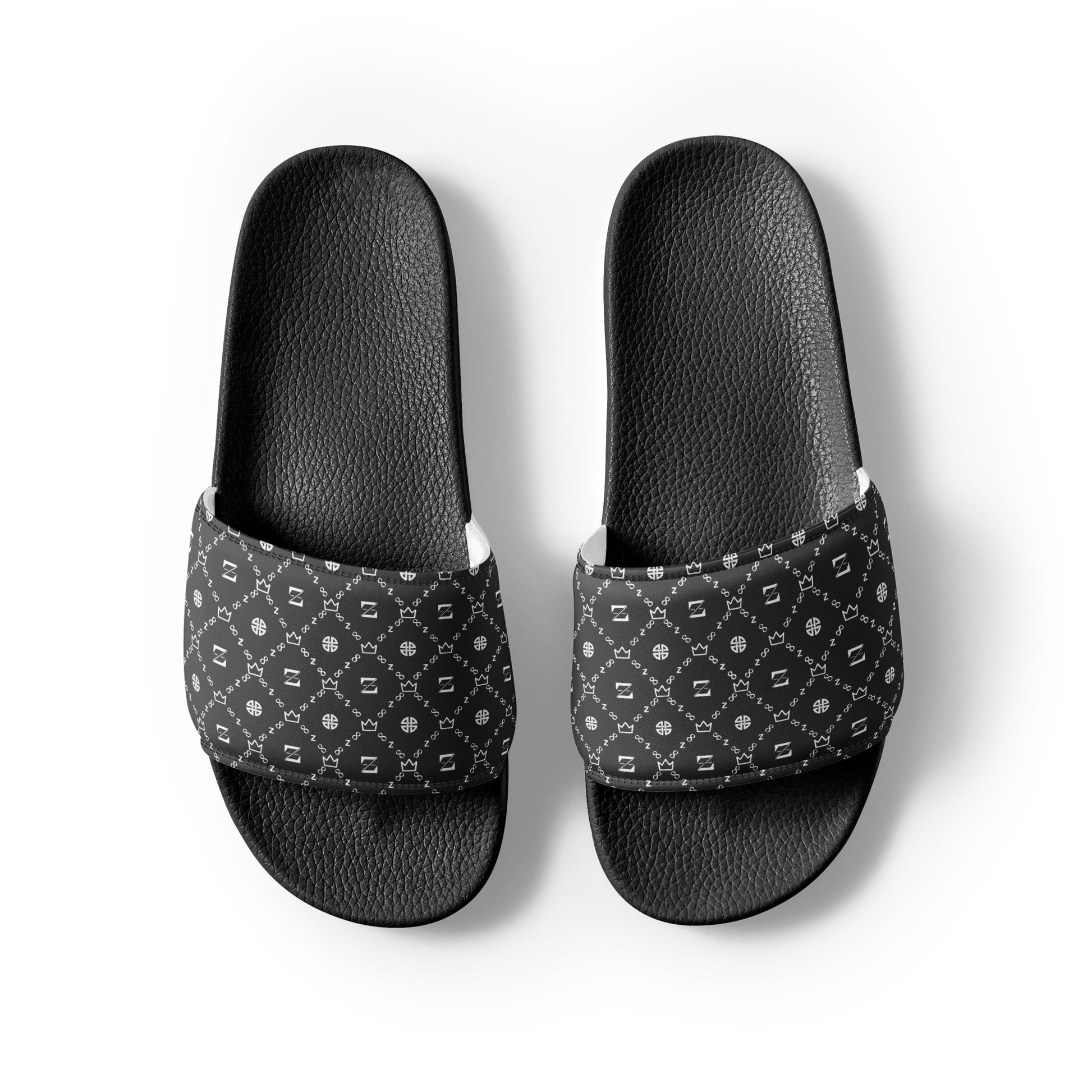 Zayndeellani Monogram Slides Grey Men's - Zayndeellani