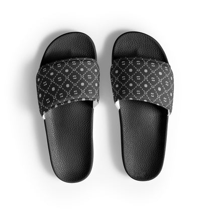 Zayndeellani Monogram Slides Grey Men's - Zayndeellani