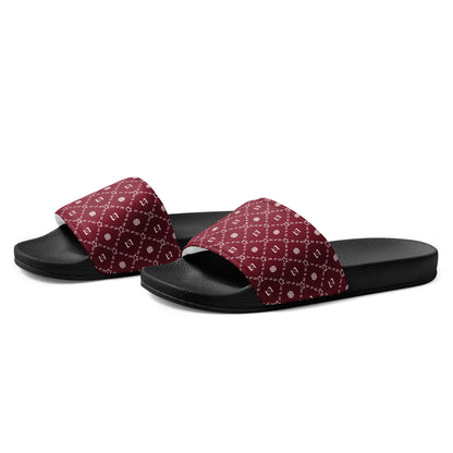 Zayndeellani Monogram Slides Red Men's - Zayndeellani