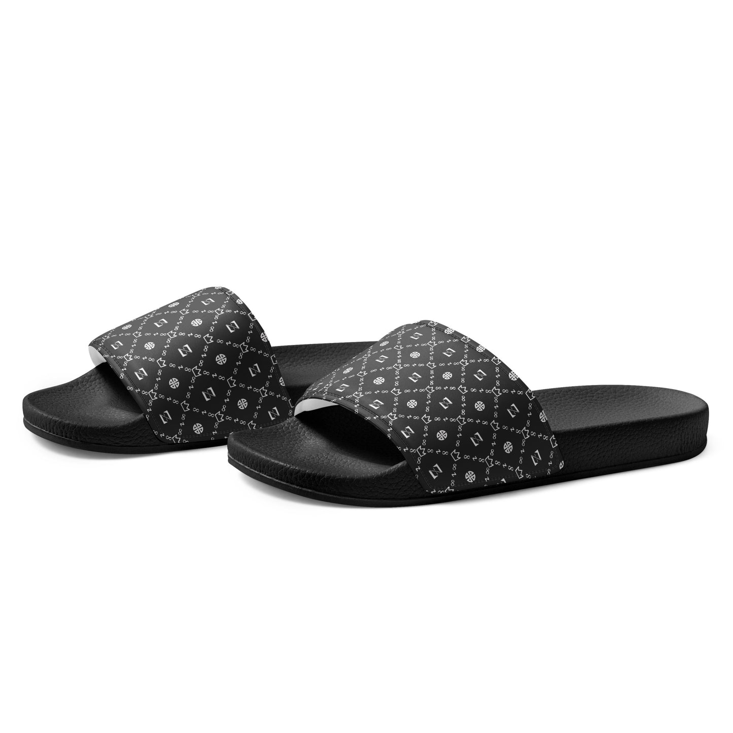 Zayndeellani Monogram Slides Grey Men's - Zayndeellani