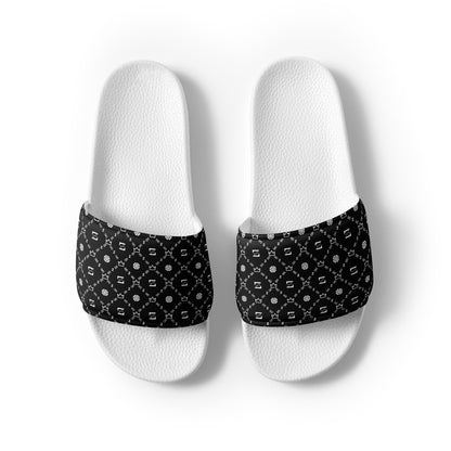 Zayndeellani Monogram Slides Black Men's - Zayndeellani