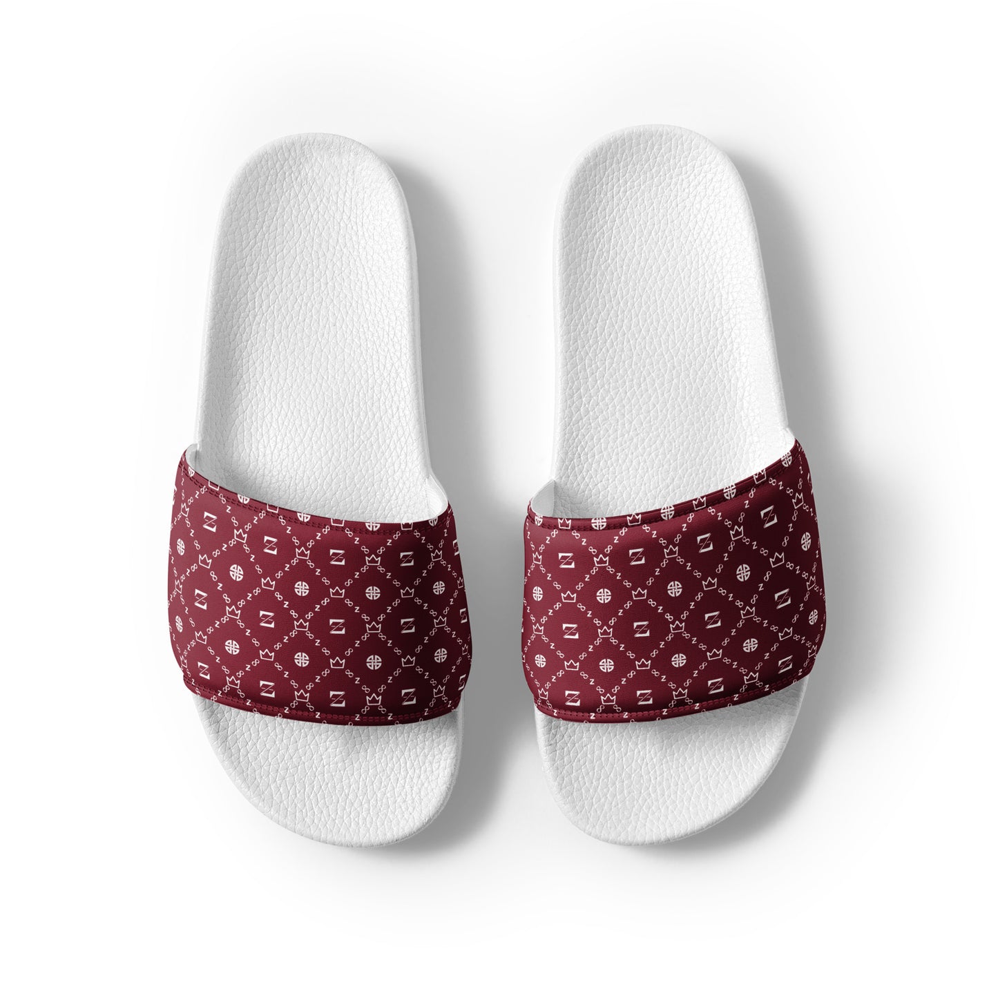 Zayndeellani Monogram Slides Red Men's - Zayndeellani