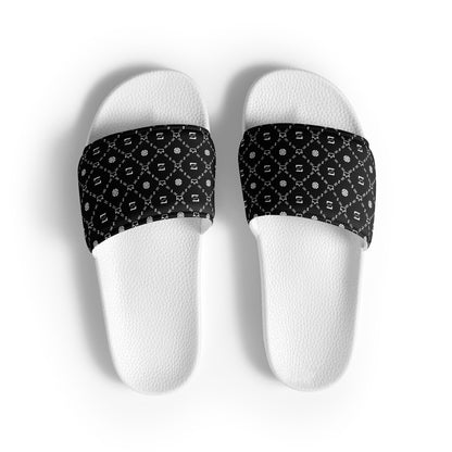 Zayndeellani Monogram Slides Black Men's - Zayndeellani