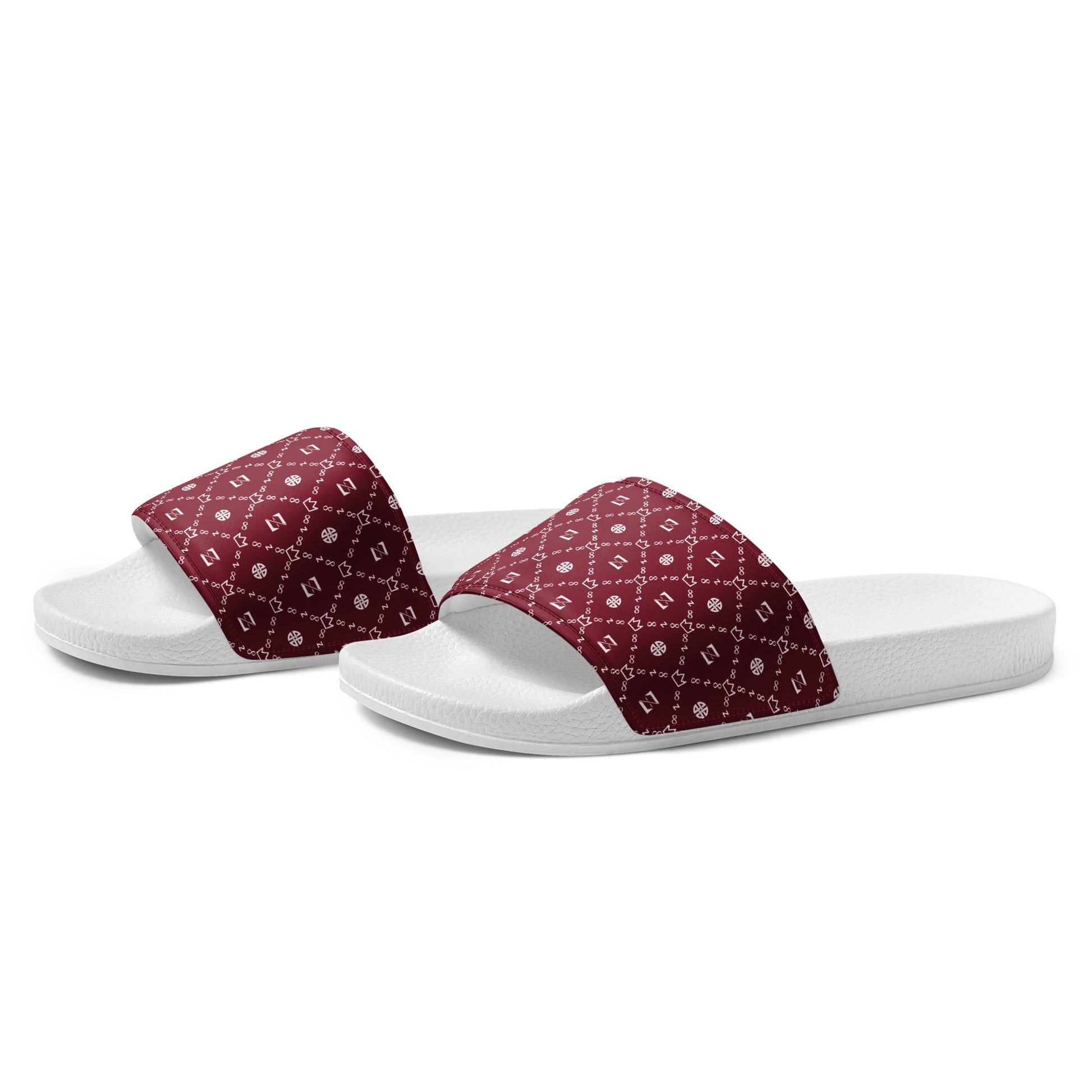 Zayndeellani Monogram Slides Red Men's - Zayndeellani