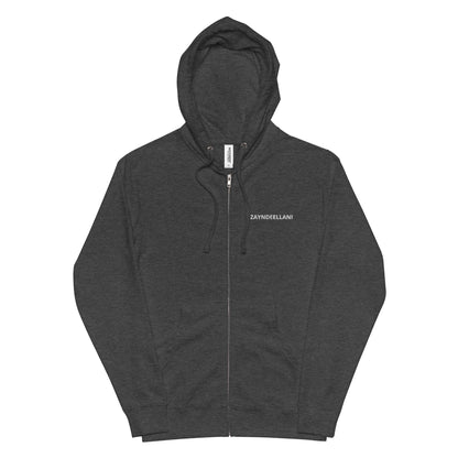 Zayndeellani Spellout Zip-Up Hoodie Unisex - Zayndeellani