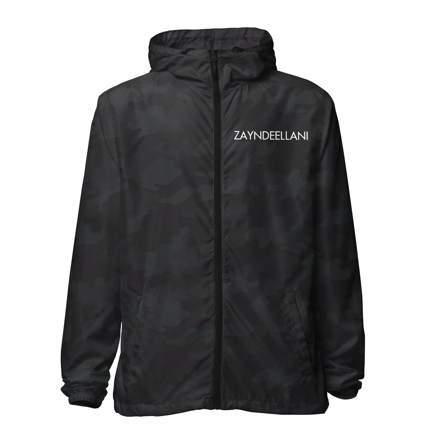 Zayndeellani Unisex Spell-out Windbreaker - Zayndeellani