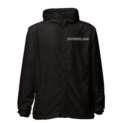 Zayndeellani Unisex Spell-out Windbreaker - Zayndeellani