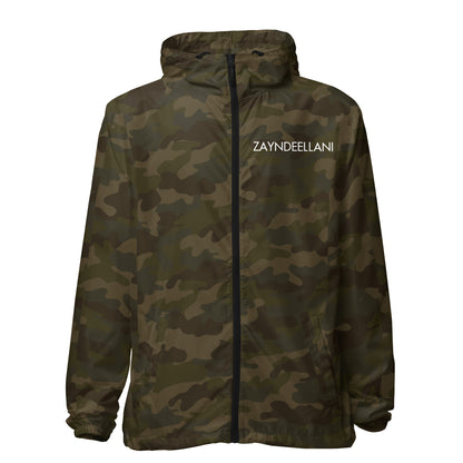 Zayndeellani Unisex Spell-out Windbreaker - Zayndeellani