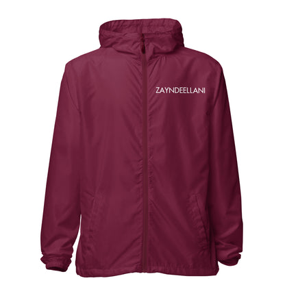 Zayndeellani Unisex Spell-out Windbreaker - Zayndeellani