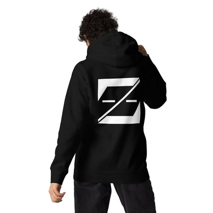 (Exclusive) Zayndeellani Logo Spell-Out Hoodie White Embroidery - Zayndeellani