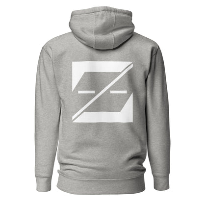 (Exclusive) Zayndeellani Logo Spell-Out Hoodie White Embroidery - Zayndeellani