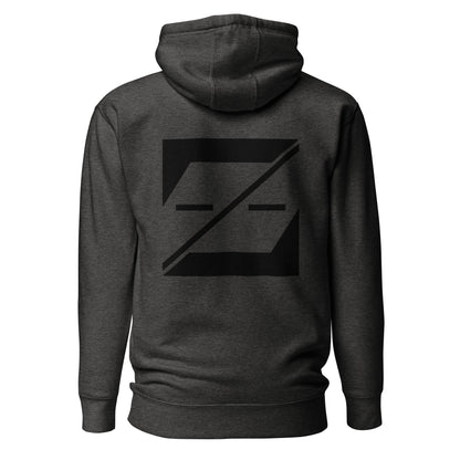 (Exclusive) Zayndeellani Logo Spell-Out Hoodie Black Embroidery - Zayndeellani