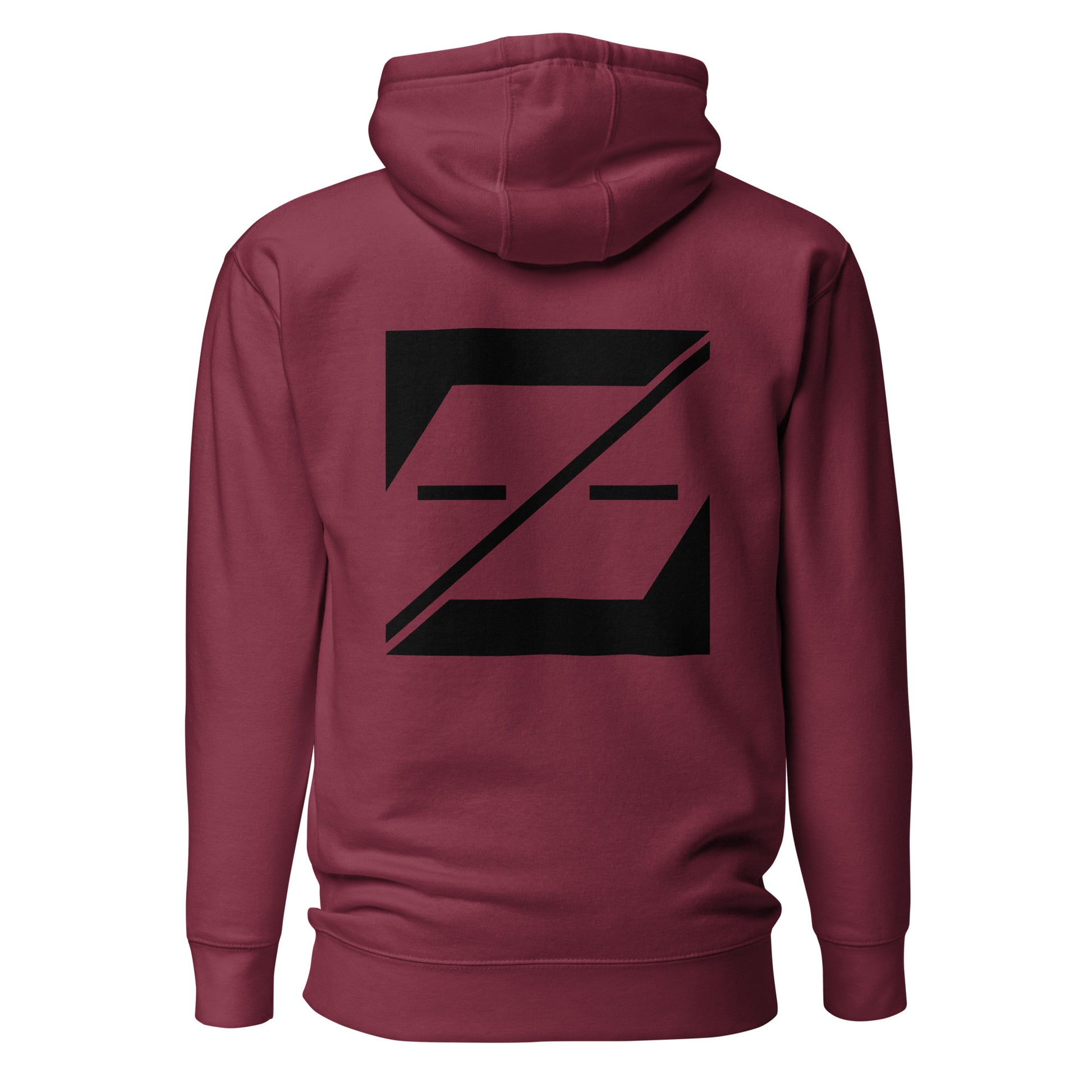 (Exclusive) Zayndeellani Logo Spell-Out Hoodie Black Embroidery - Zayndeellani