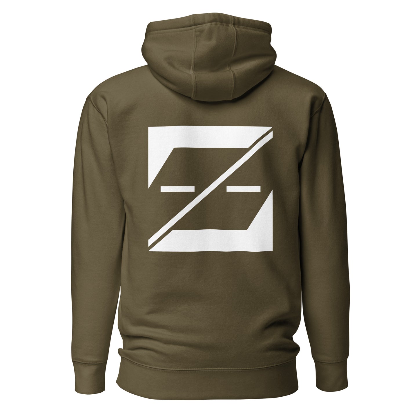 (Exclusive) Zayndeellani Logo Spell-Out Hoodie White Embroidery - Zayndeellani