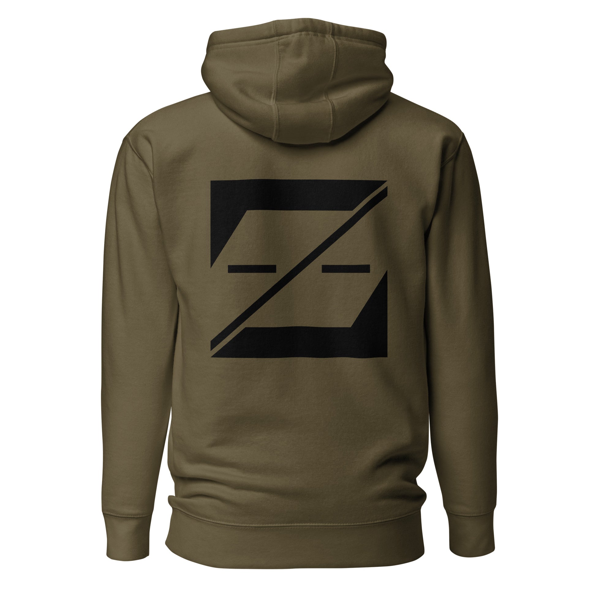 (Exclusive) Zayndeellani Logo Spell-Out Hoodie Black Embroidery - Zayndeellani