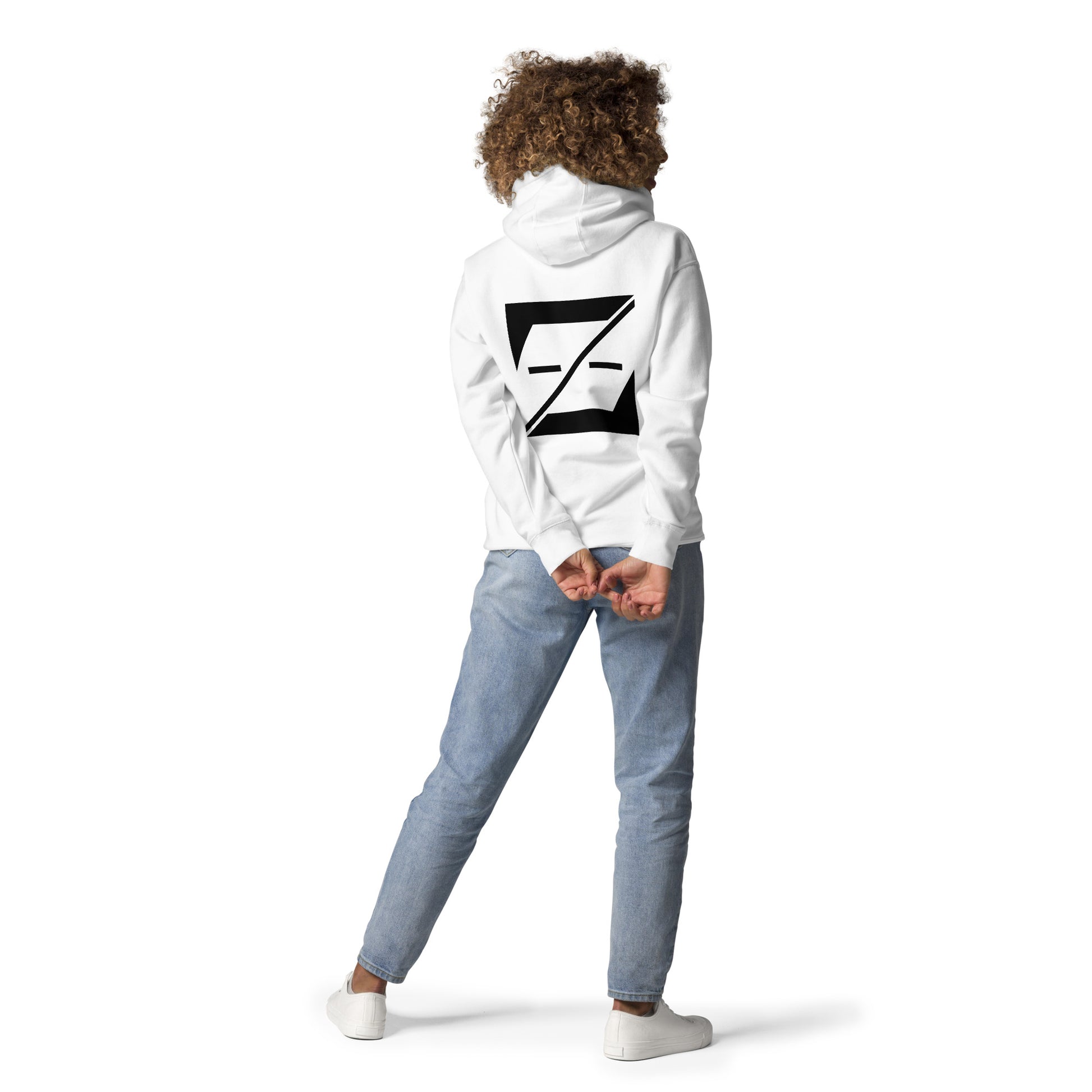 (Exclusive) Zayndeellani Logo Spell-Out Hoodie Black Embroidery - Zayndeellani