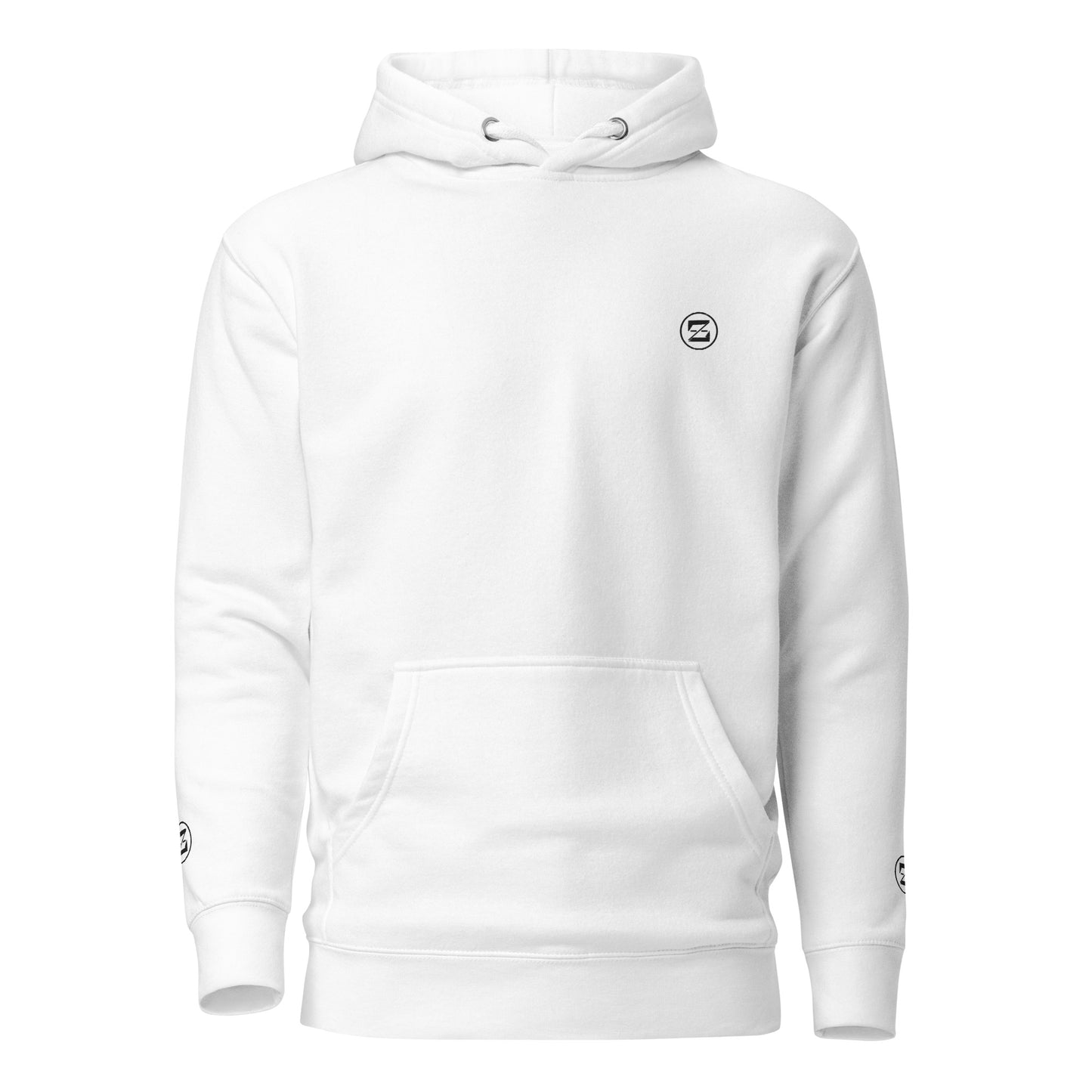 Zayndeellani Unisex Zerracci Hoodie White - Zayndeellani