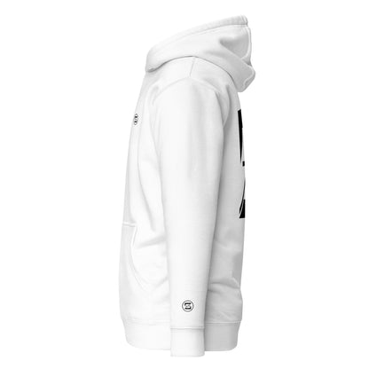 Zayndeellani Unisex Zerracci Hoodie White - Zayndeellani