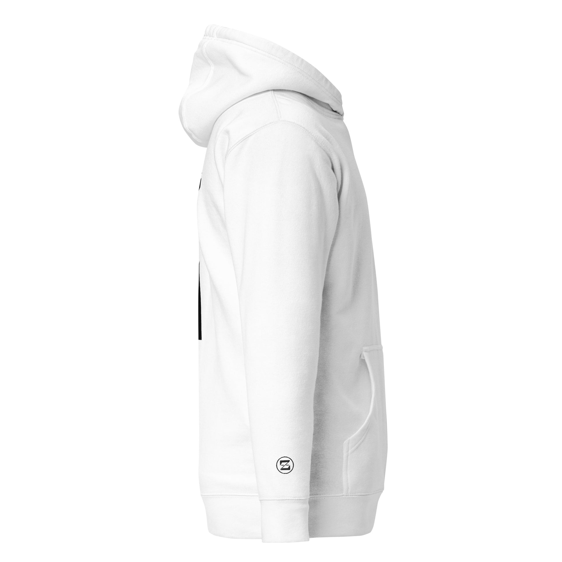 Zayndeellani Unisex Zerracci Hoodie White - Zayndeellani