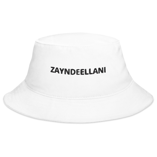 Zayndeellani Bucket Hat White - Zayndeellani