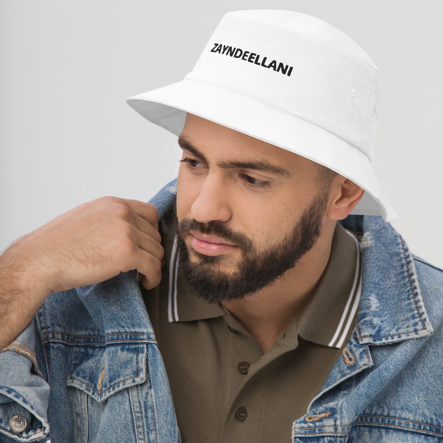 Zayndeellani Bucket Hat White - Zayndeellani