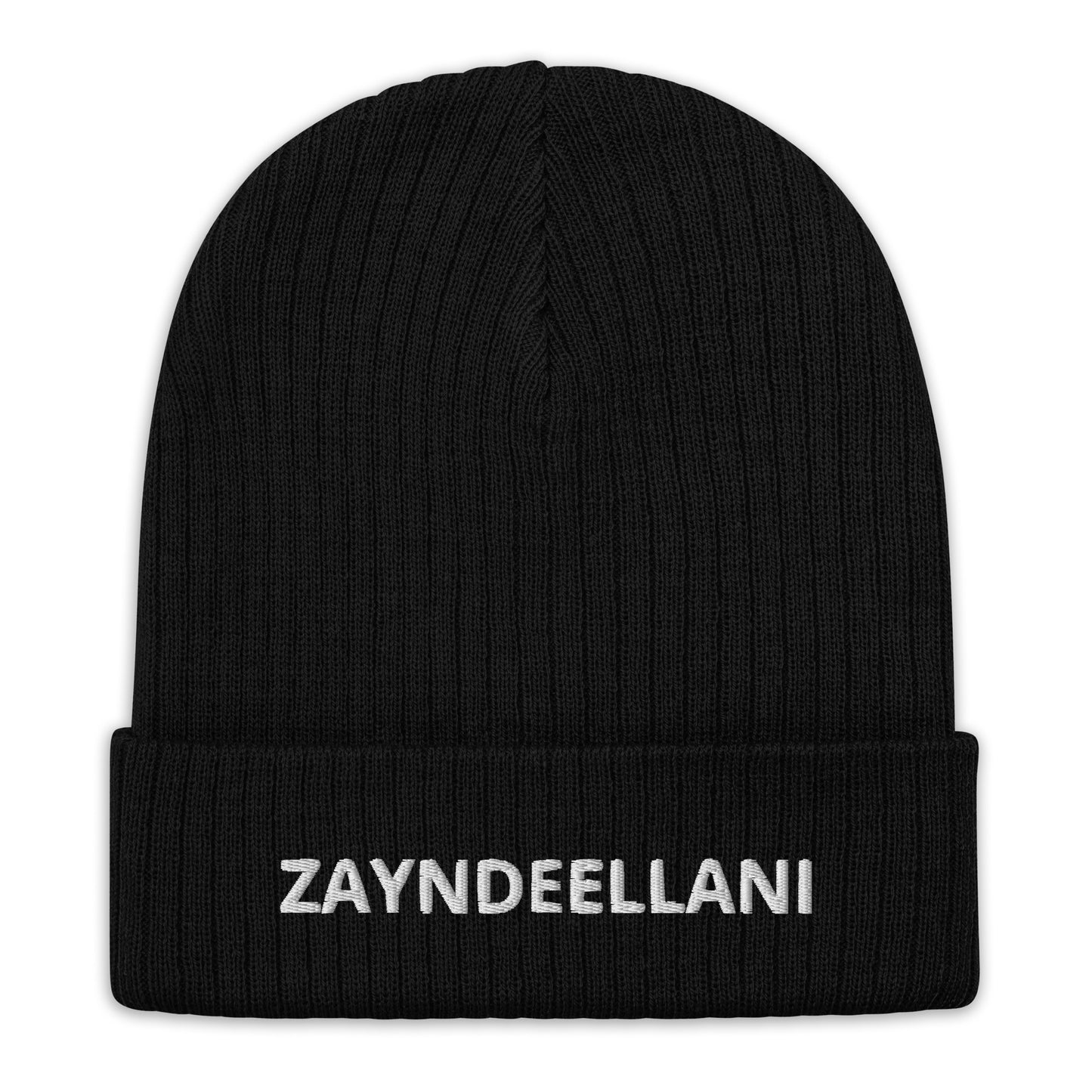 Zayndeellani Ribbed Knit Beanie - Zayndeellani