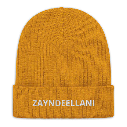 Zayndeellani Ribbed Knit Beanie - Zayndeellani